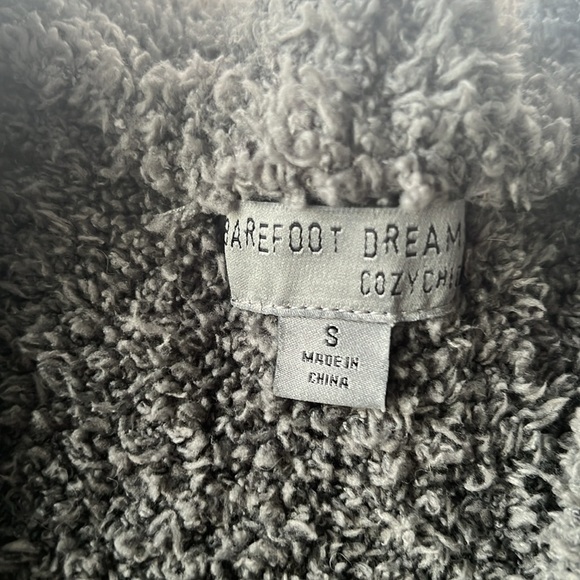 Barefoot Dreams Cozy Chic Knit Boardwalk Open Cardigan Grey - Picture 3 of 5